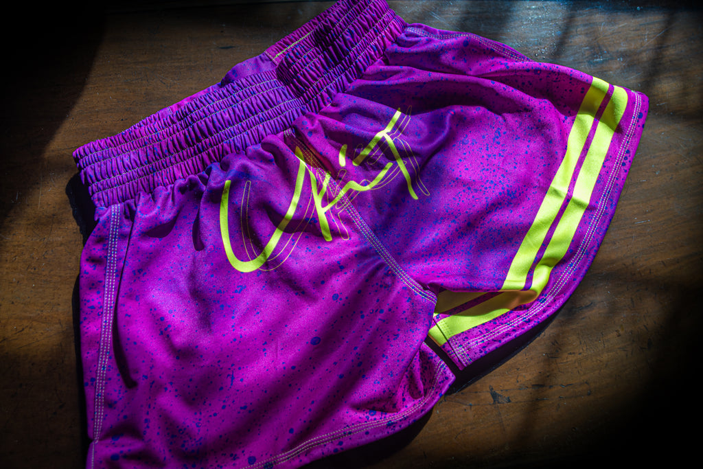 ELECTRIC PLUM SHORTS