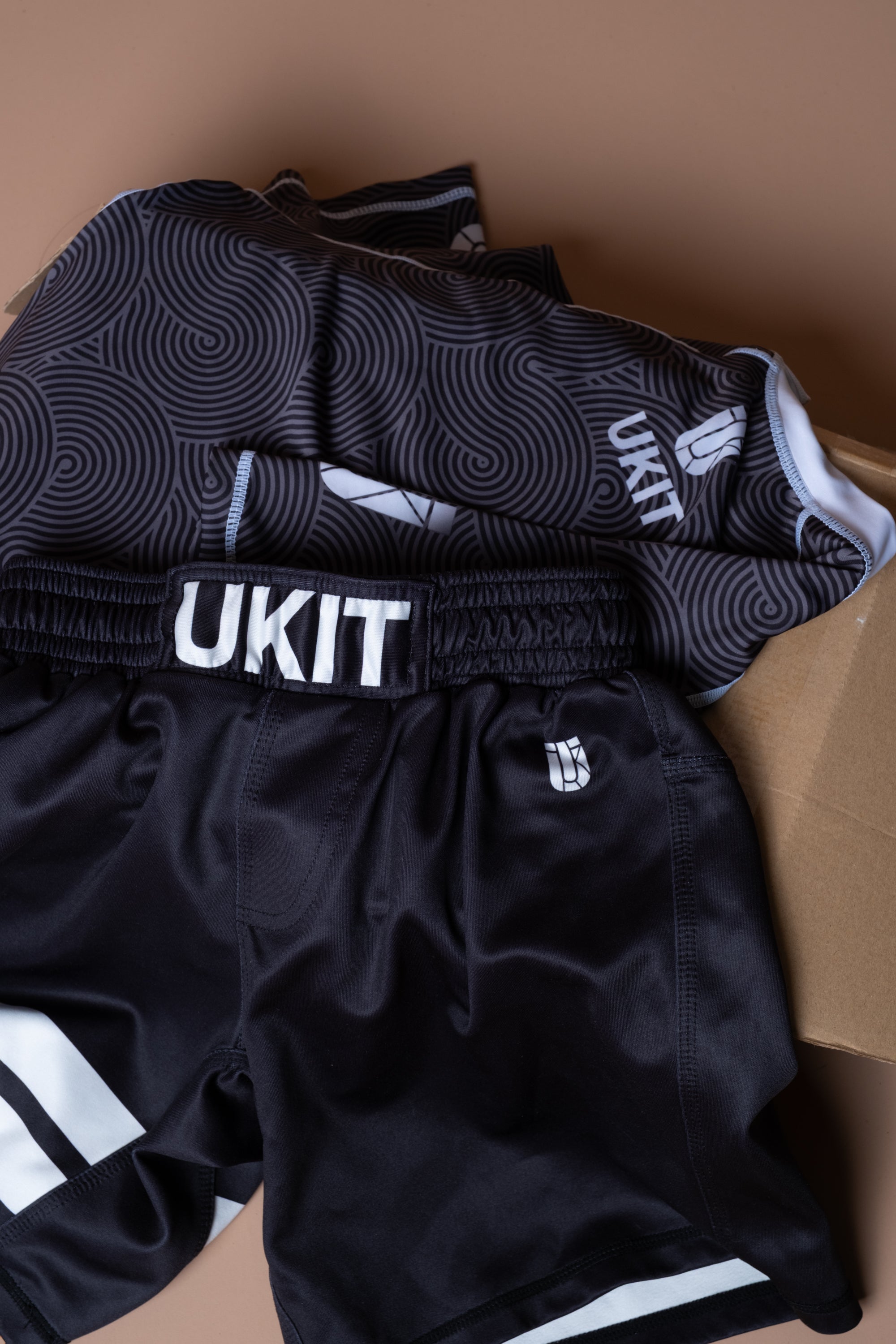 OTS FIGHTING SHORTS BLACK