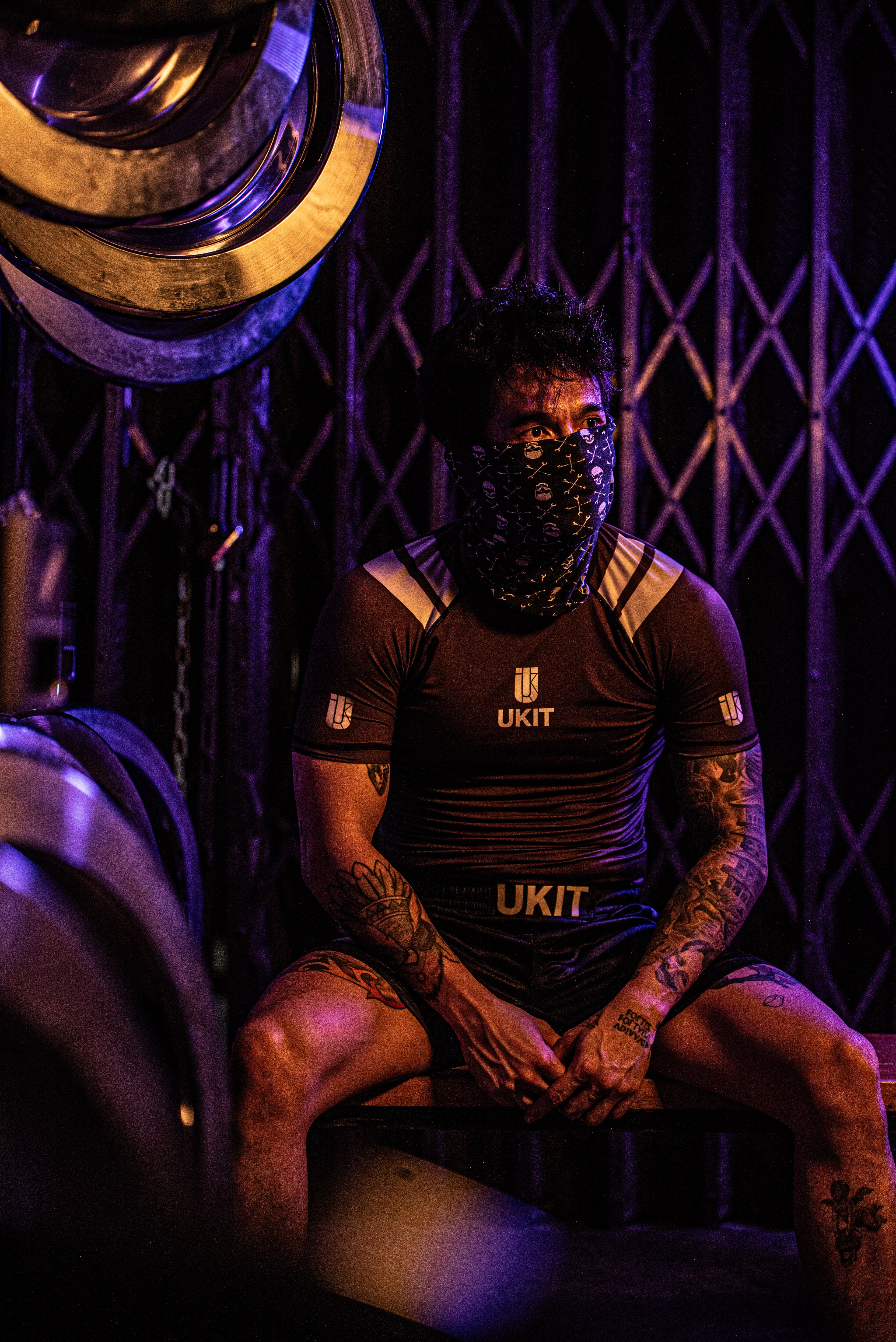 OTS RANKED BROWN RASHGUARD