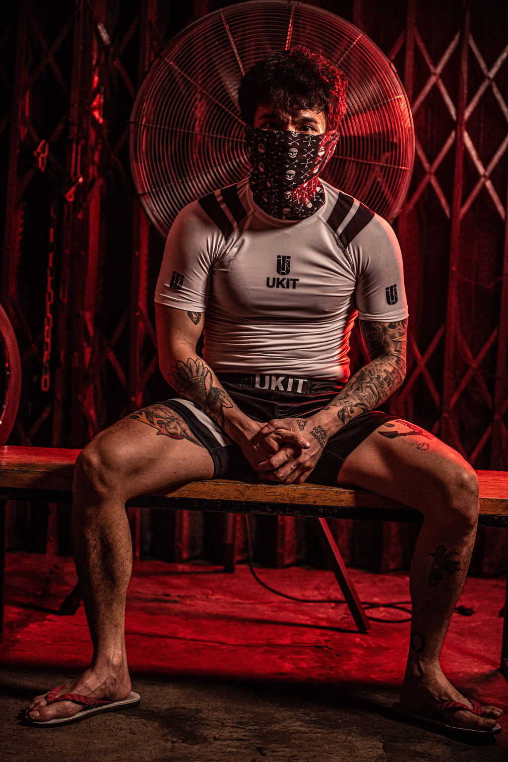 OTS RANKED WHITE RASHGUARD