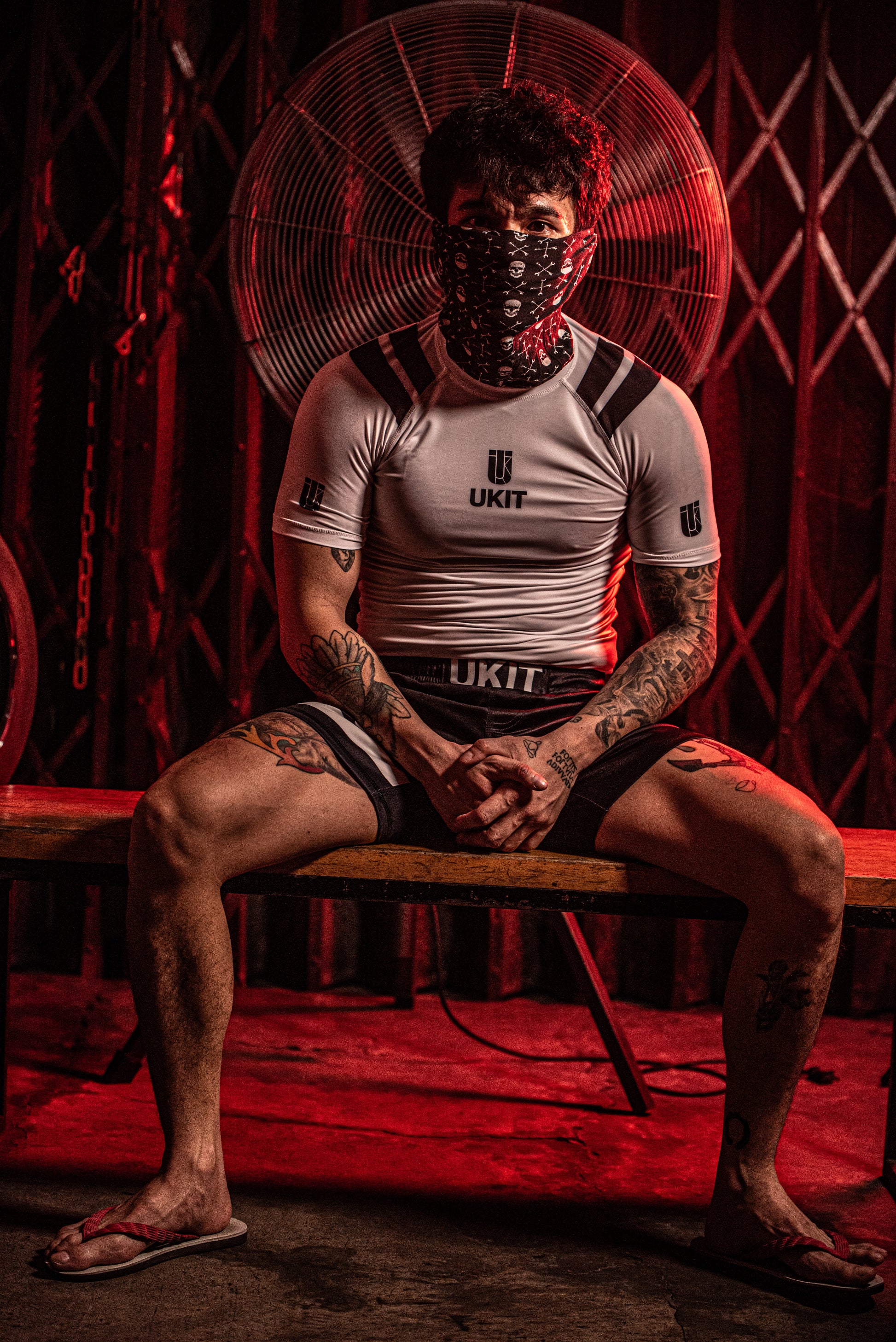 OTS RANKED WHITE RASHGUARD