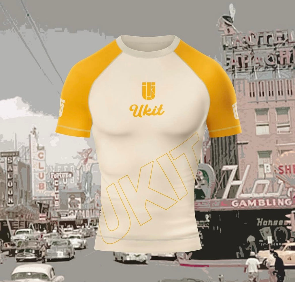 KIDS CLASSIC  YELLOW RASHGUARD